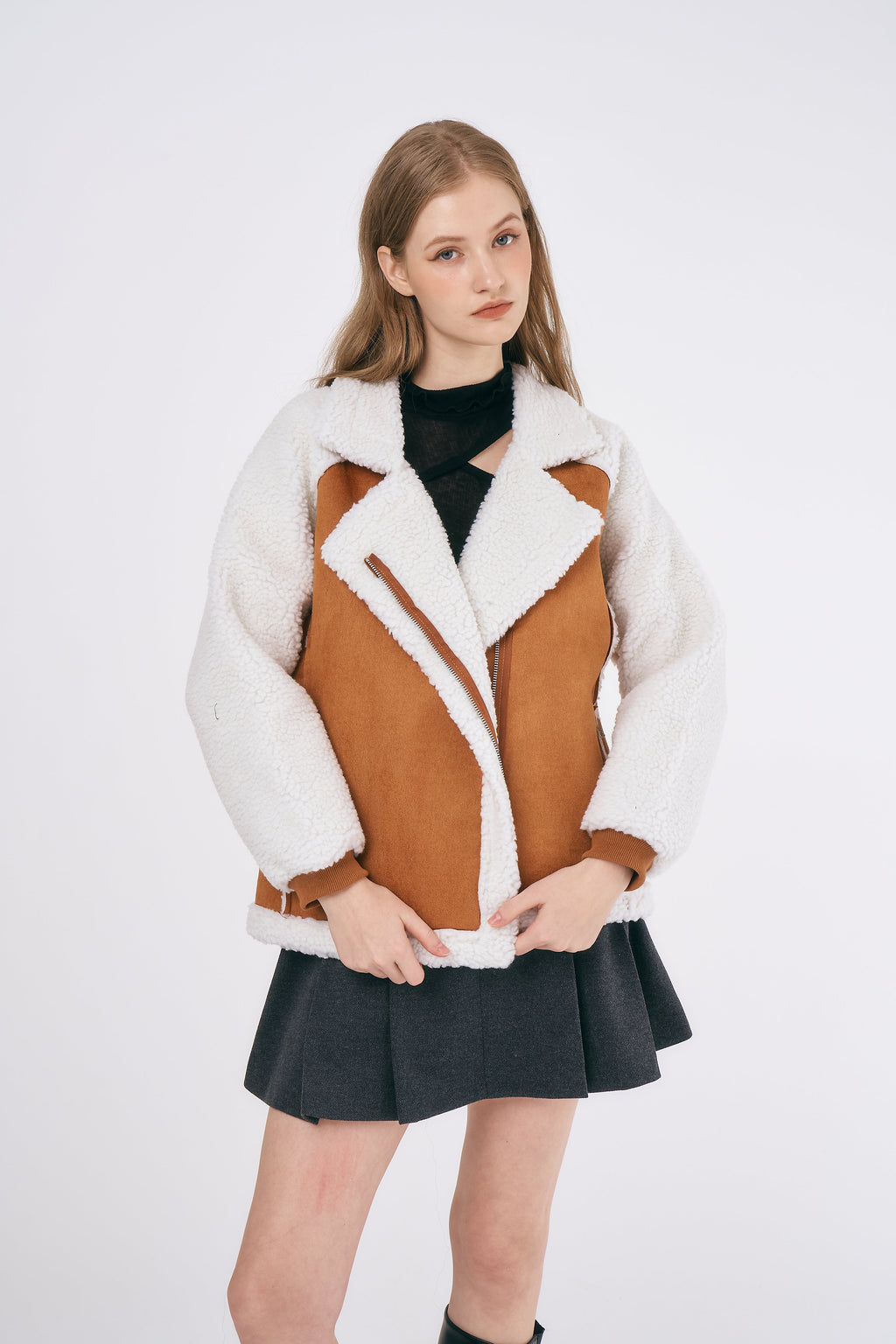 Gianna Faux Shearling Jacket