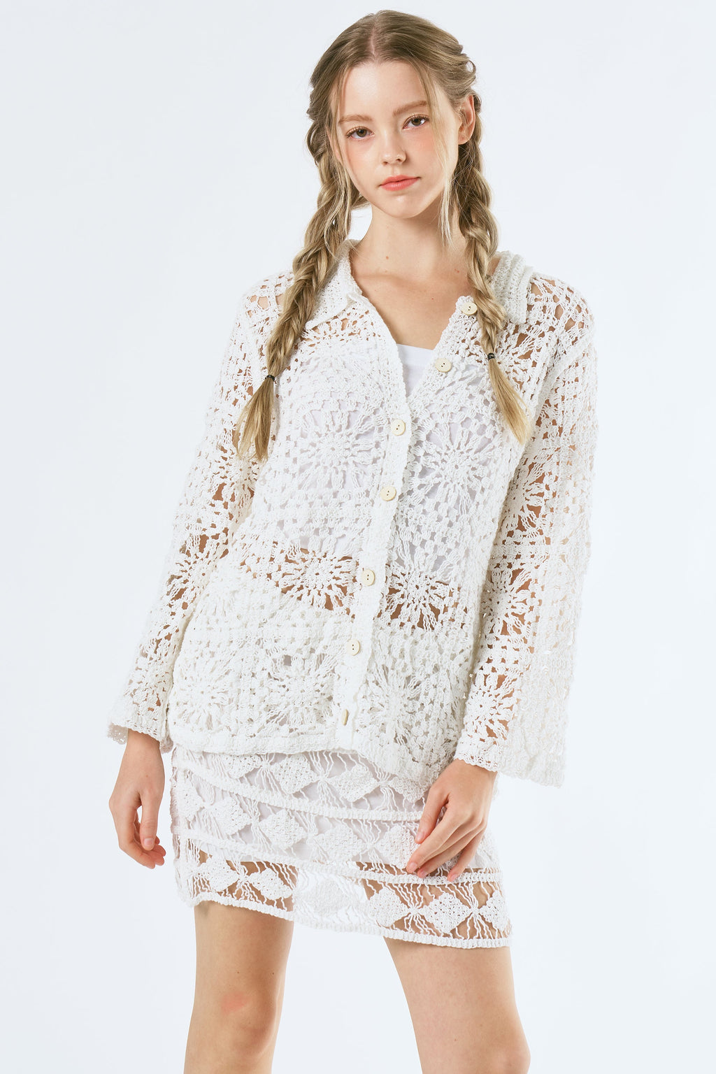Flynn Crochet Cardi Jacket