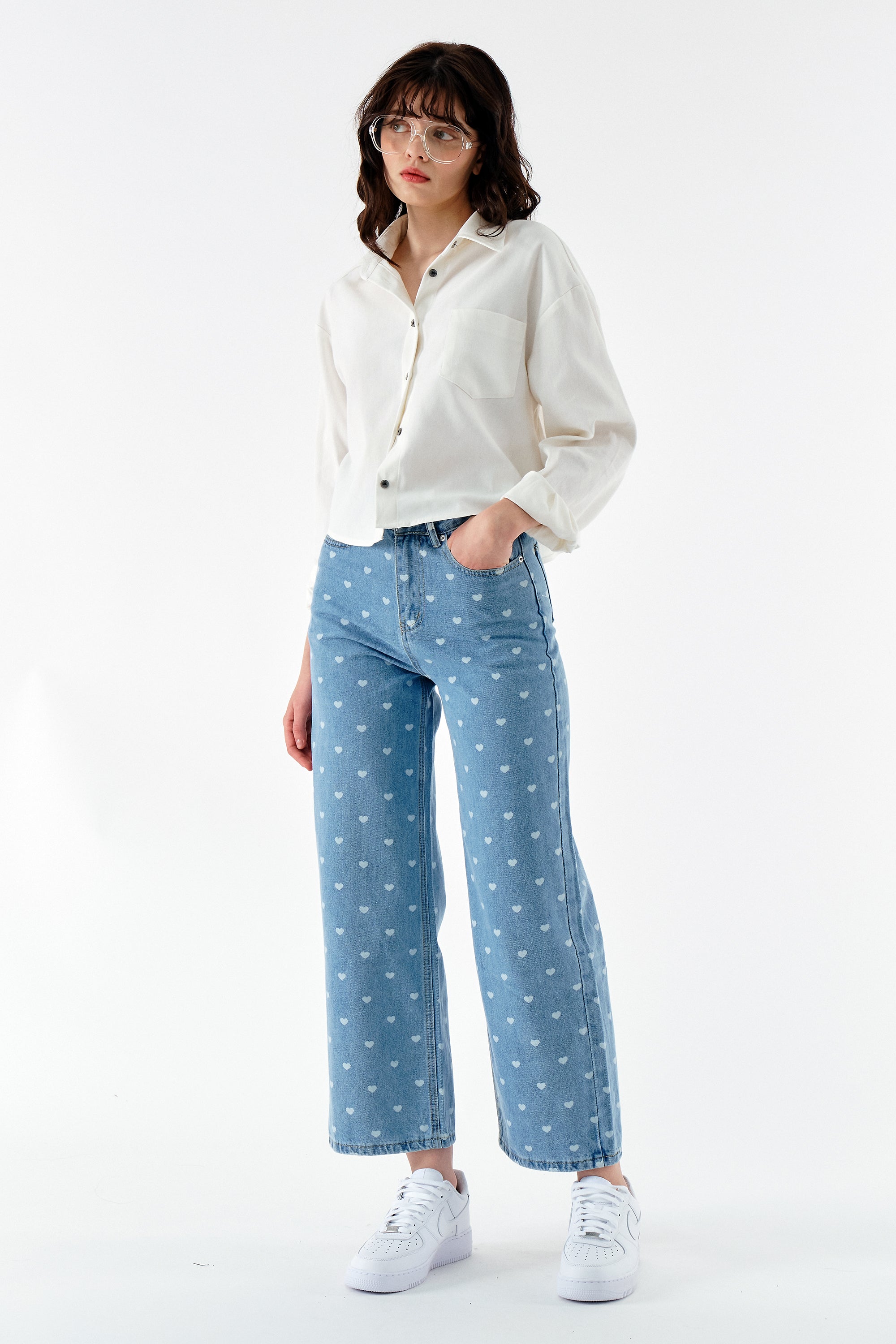 Harper Cropped Shirt Jacket