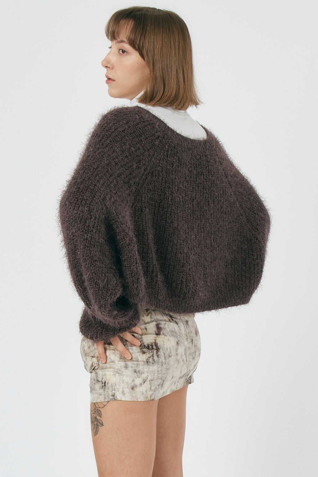 Lisa Fuzzy Bolero Cardi