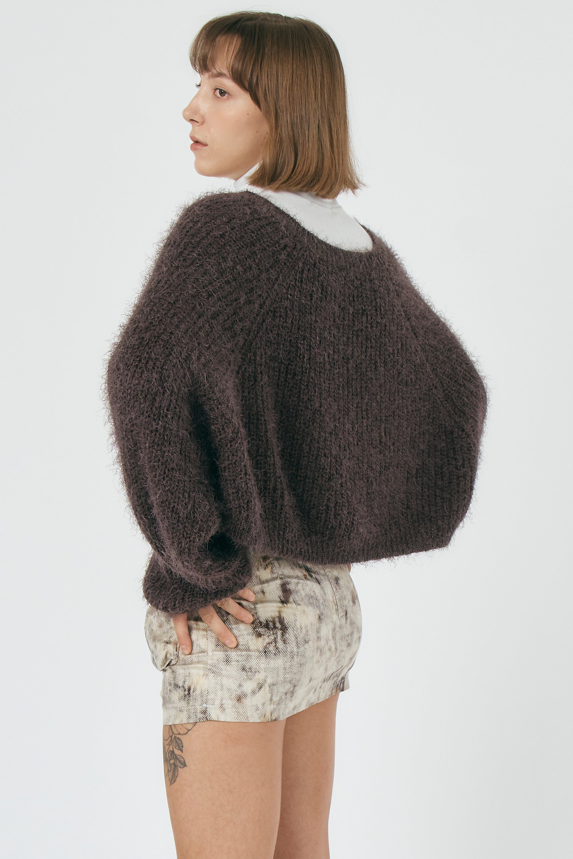 Lisa Fuzzy Bolero Cardi