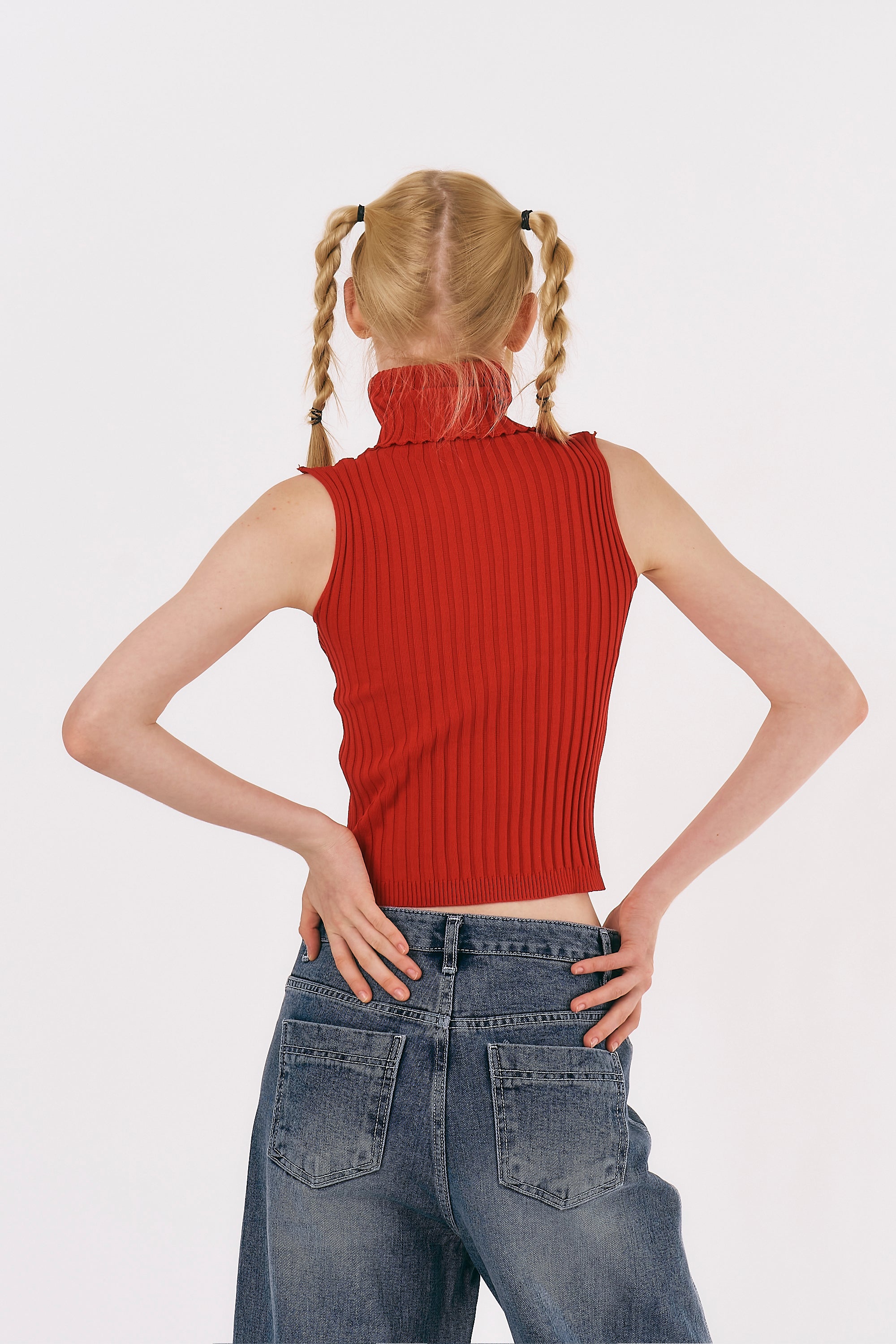 Lucy Ribbed Sleeveless Top