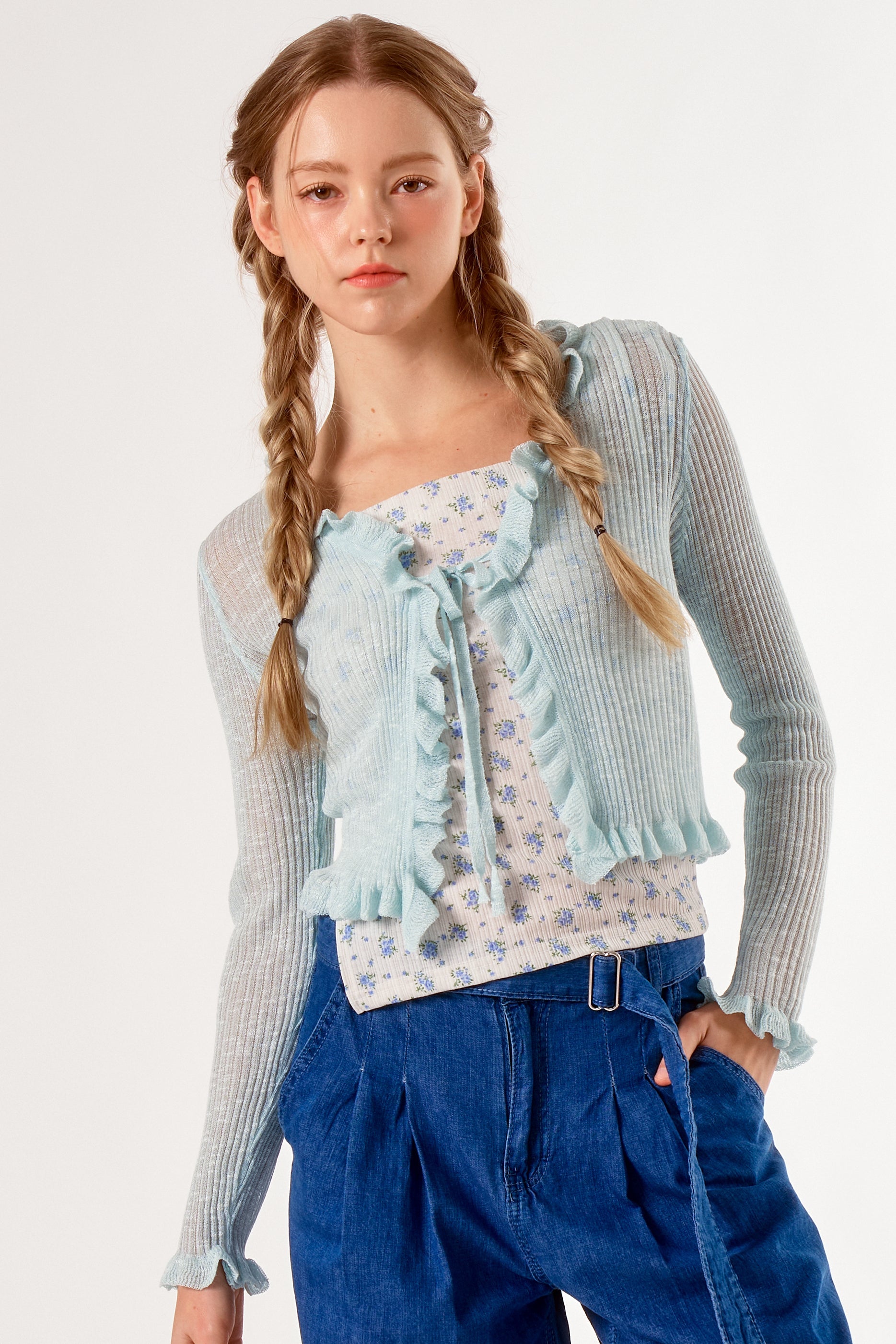 Scottie Ruffled Cardi