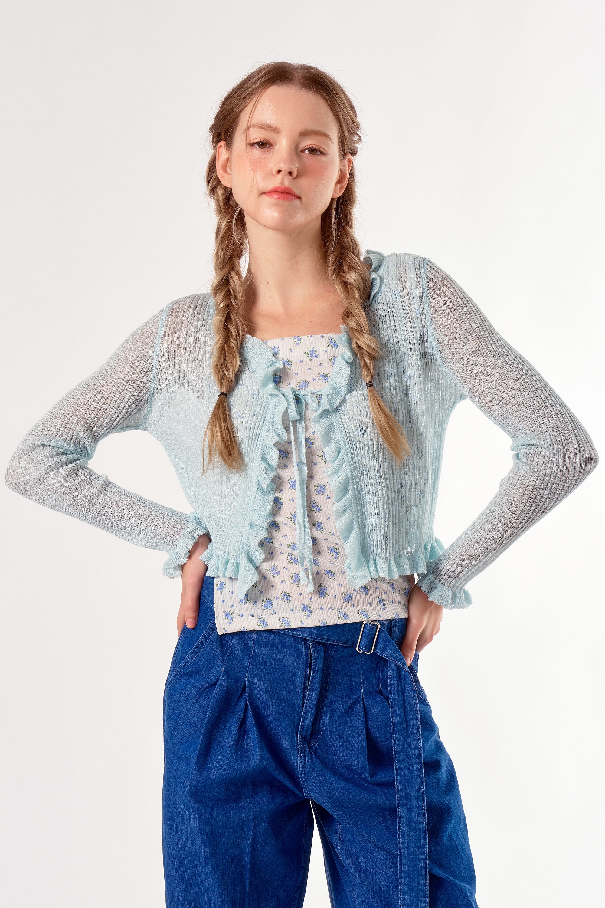 Scottie Ruffled Cardi