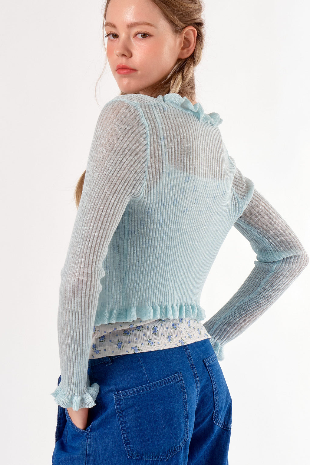 Scottie Ruffled Cardi