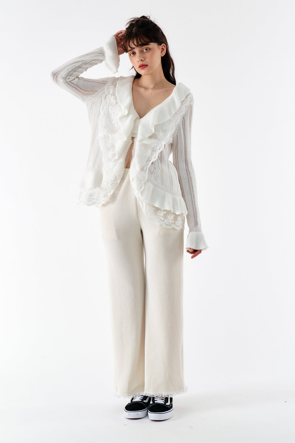 Miller Ruffle front Cardi Jacket