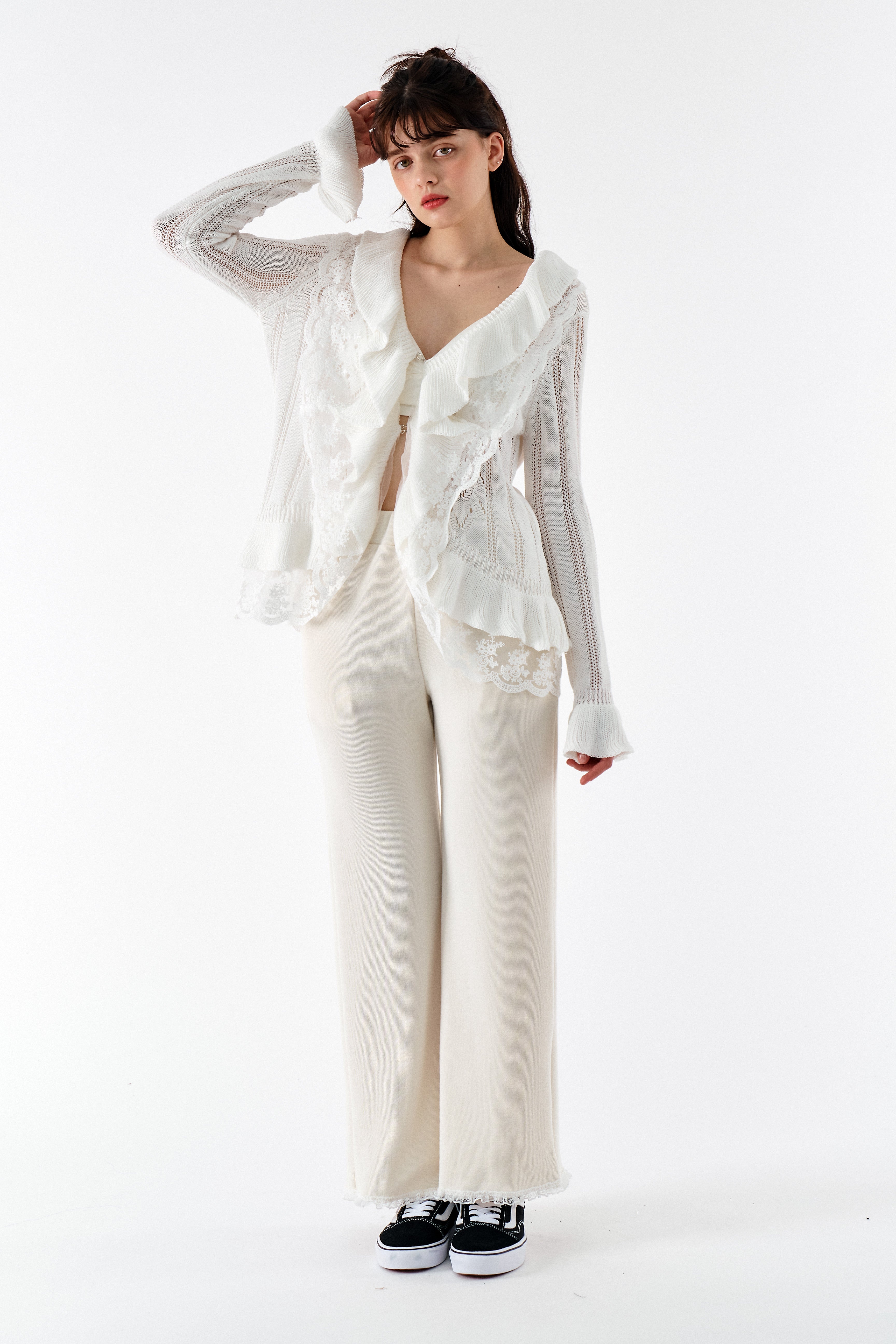 Miller Ruffle front Cardi Jacket