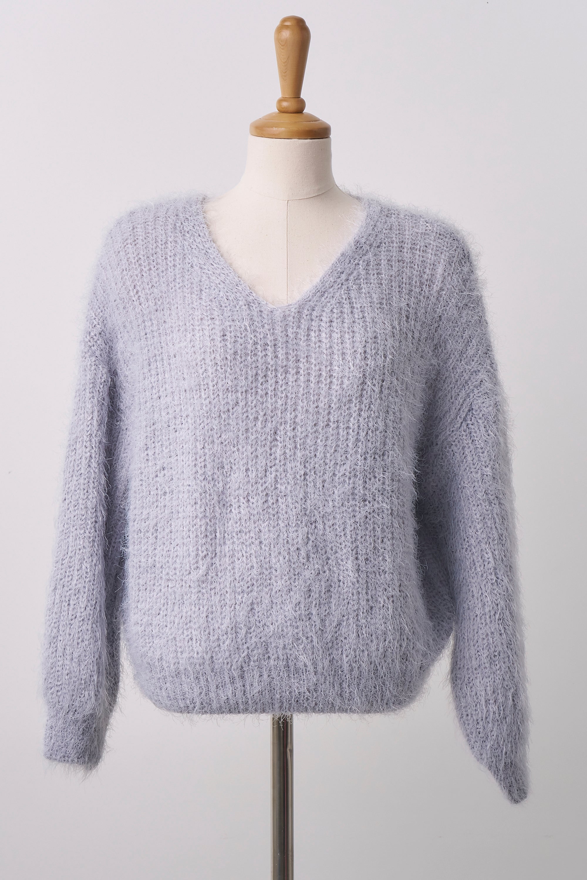 Zoe Fuzzy Sweater Top